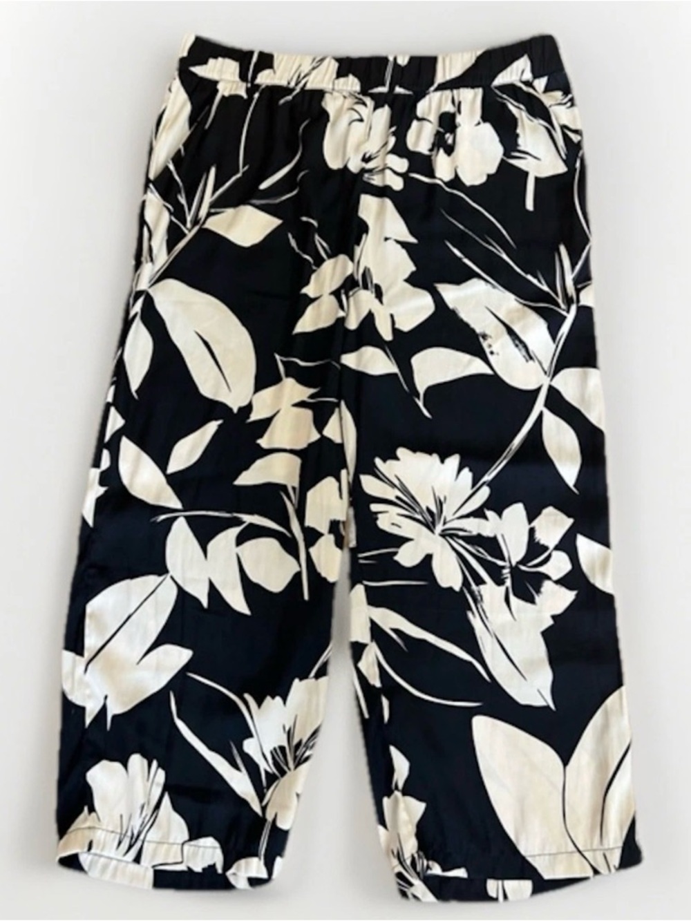 Philosophy Floral Wide Leg Pant Petite Xl Elastic Waist